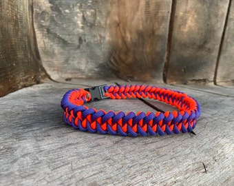 Paracord Dog Collar, Custom Collars, Cobra Weave, Shark Weave