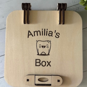 Handcrafted Baby Teeth Keepsake Box - Personalized Wooden Storage