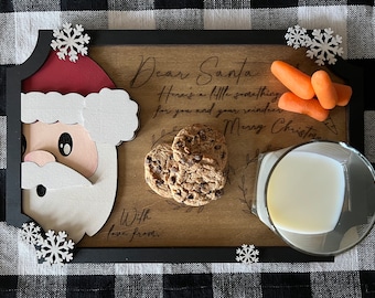 Personalized Santa Cookie Tray: Christmas Eve Tradition