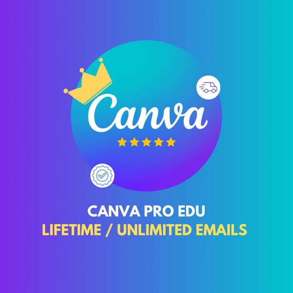 CANVA Pro EDU Unbegrenzter E-Mail-Zugriff auf Lebenszeit, sofortige Zustellung