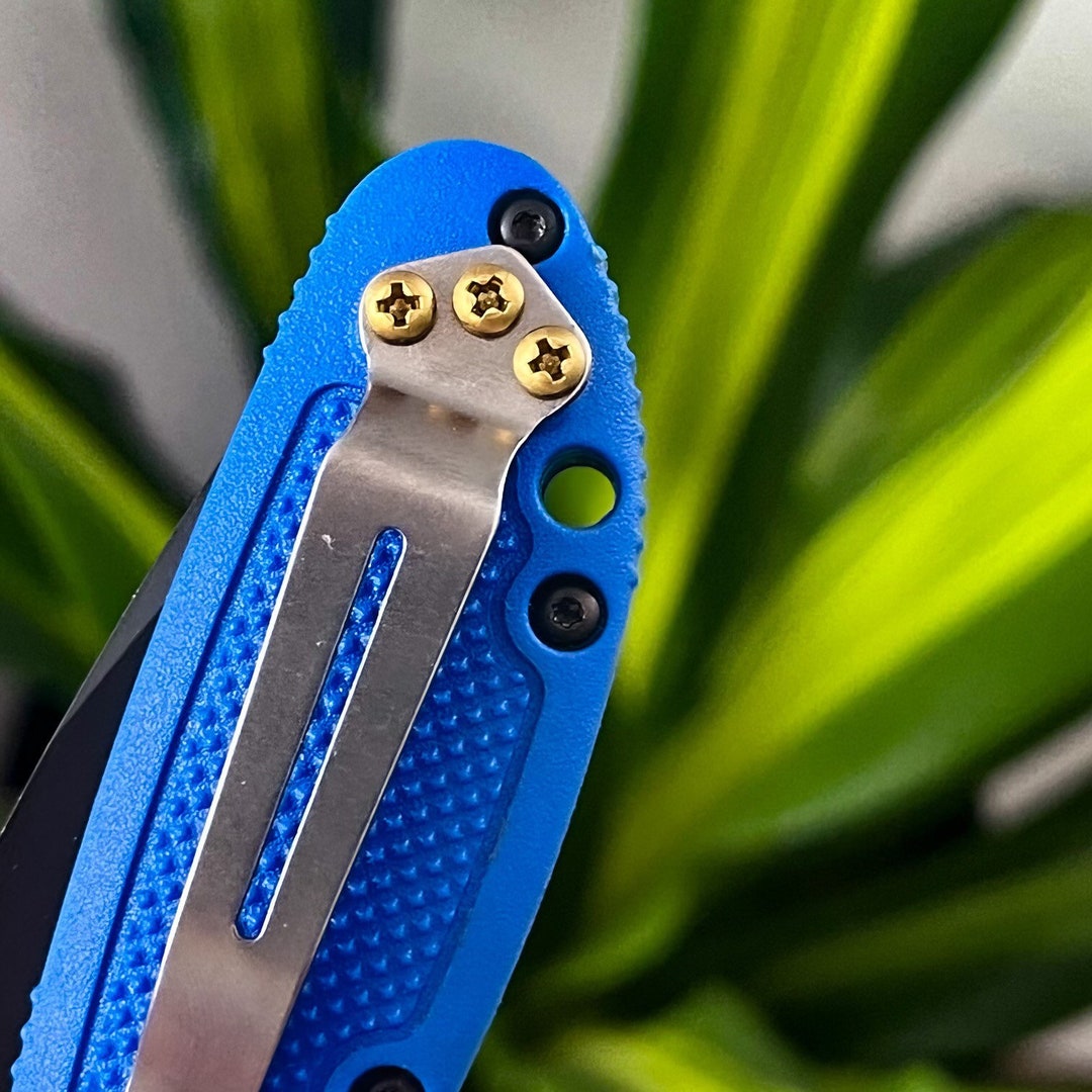 Pocket Clip Screws S015 Solid Brass Phillips Drive Replacement Knife