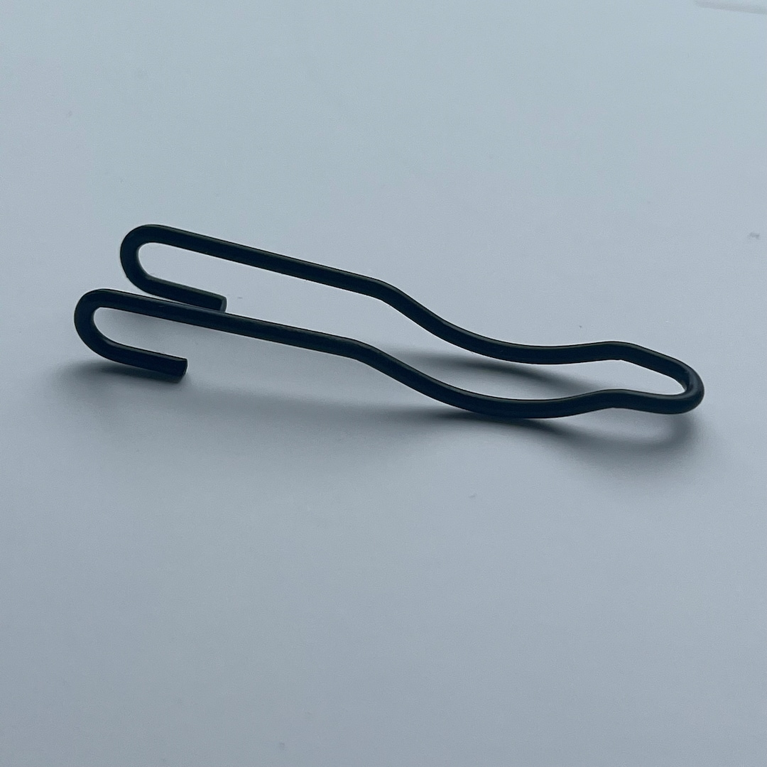 Spyderco Urban LW Wire Pocket Clip Stainless Steel Black Coat Spyderco