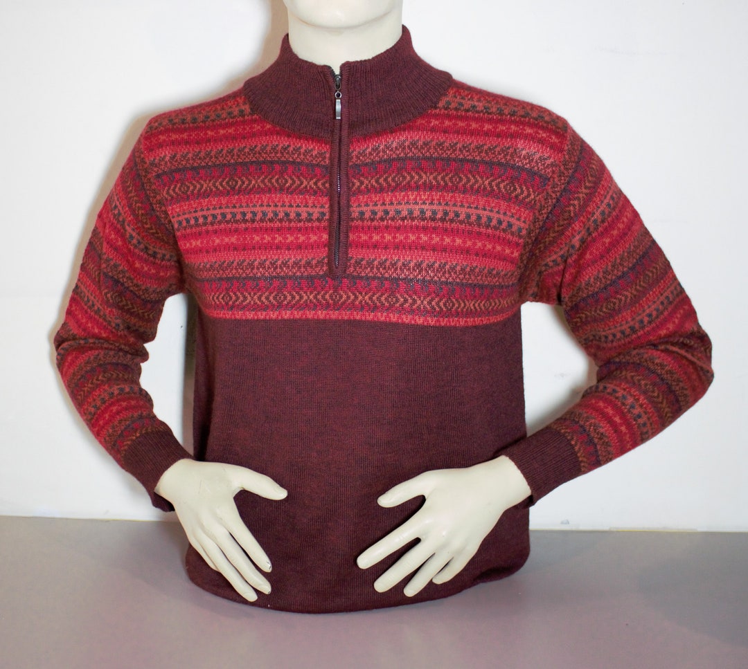 Baby Alpaca Pattern Sweater - Multi main image 0