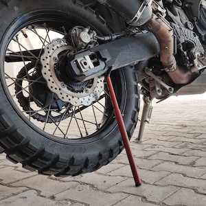 Lightweight trail jack stand for Adventure, Enduro bikes
