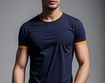 Slim Fit Herren T-Shirt Schnittmuster (Größe 36 bis 56) (Digitaler Download)