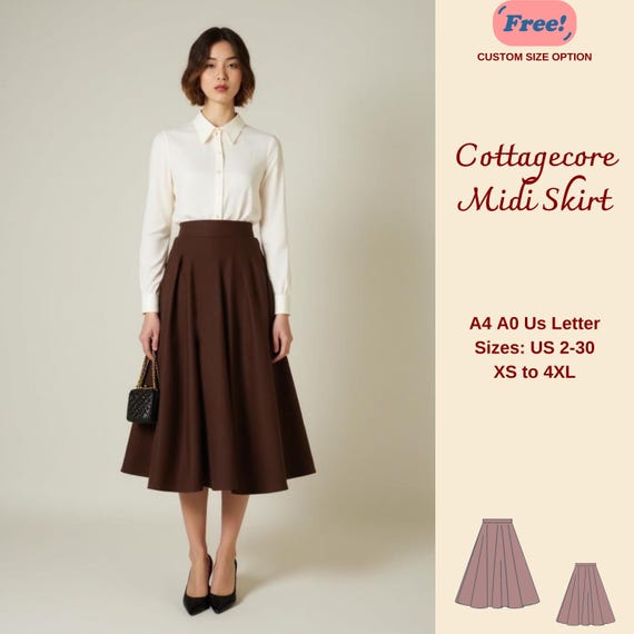 【美品】CLANE HIGH WAIST CIRCULAR SKIRT Maxi Circle Skirt | Shukr Clothing