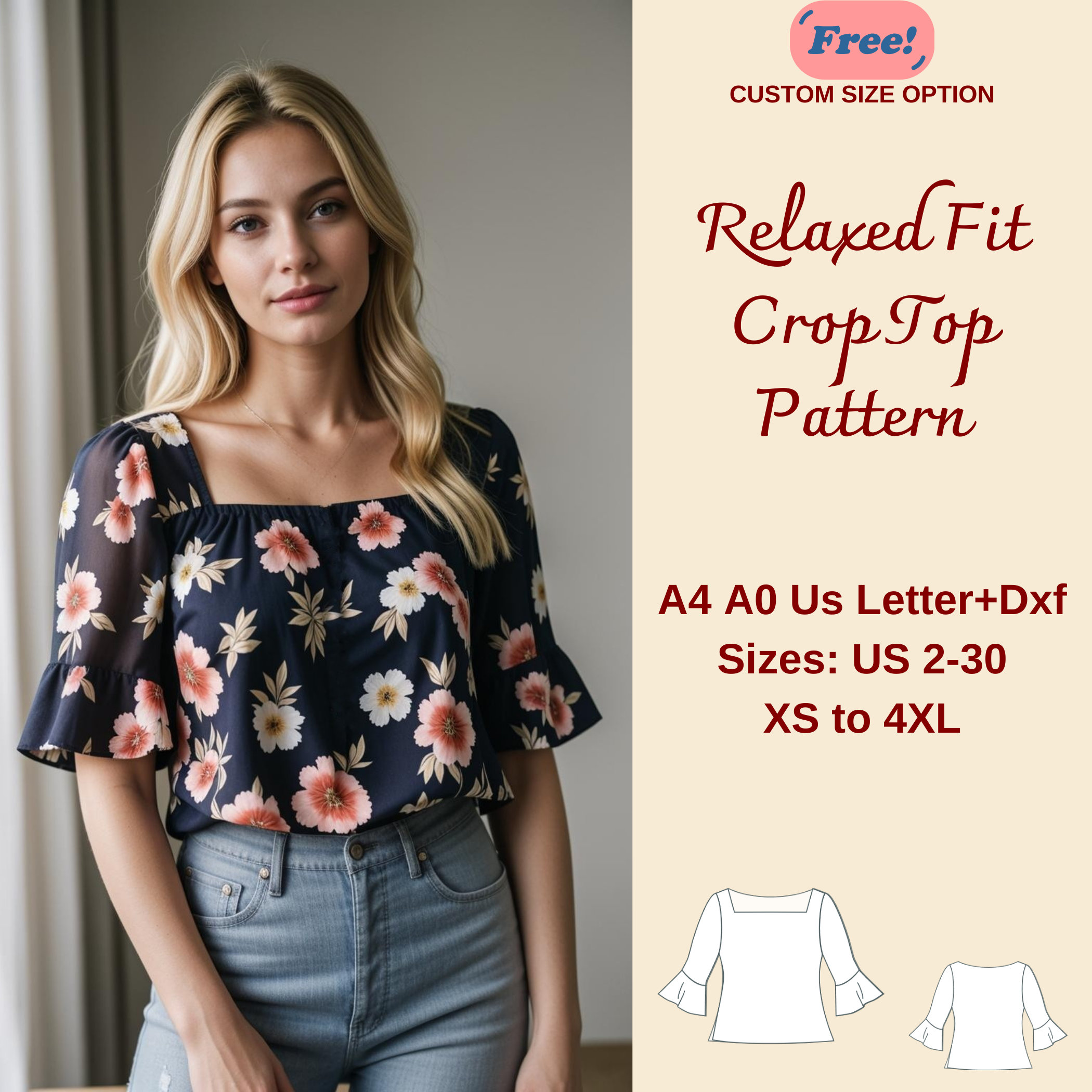 Linen Blouse Ruffle - Etsy