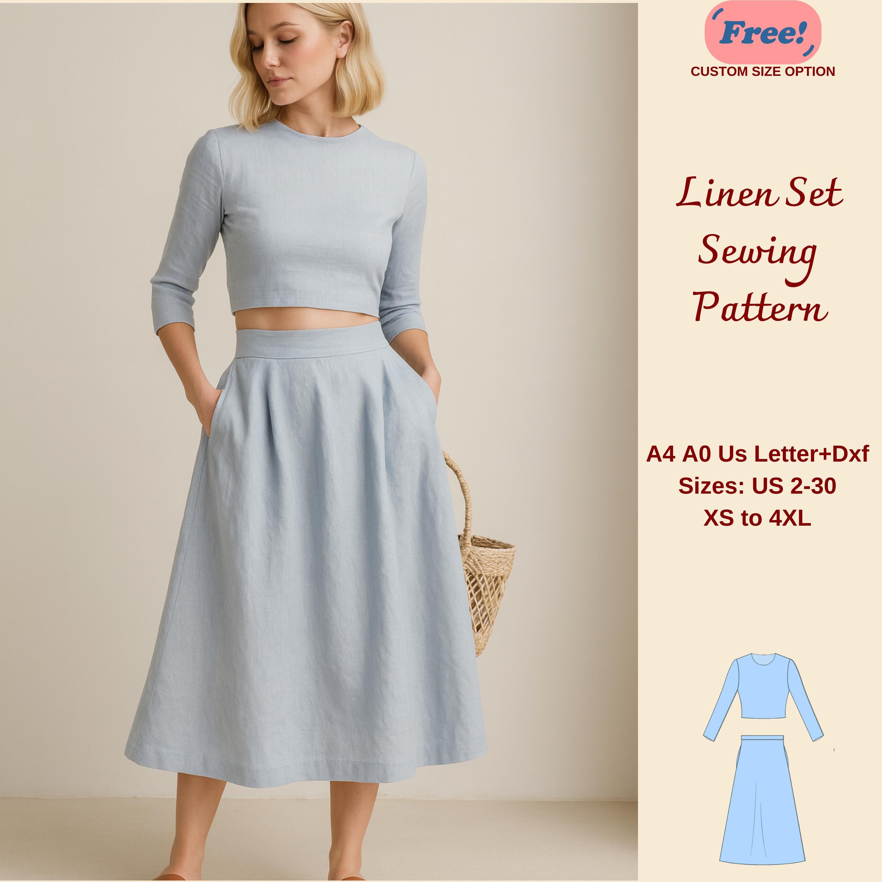 Ensemble Crop Top Et Jupe Midi Rayée Colorée Taille XS - Neuf Avec étiquettes