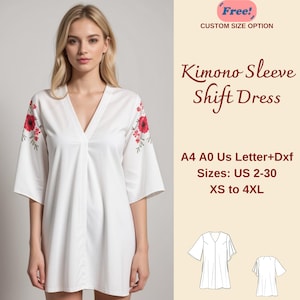 Patroon kimono jurk hotsell