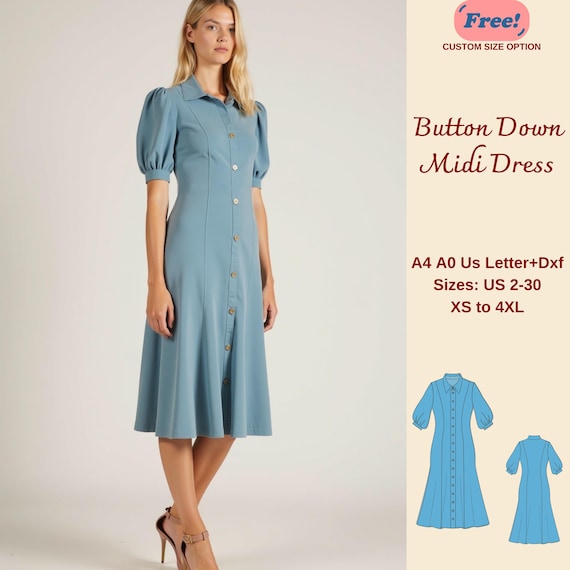 knee length dresses for ladies Plus Rust Floral Button Down Midi Dress – Confetti Boutique main image 0