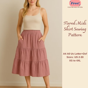 Tiered Pants Pattern - Etsy