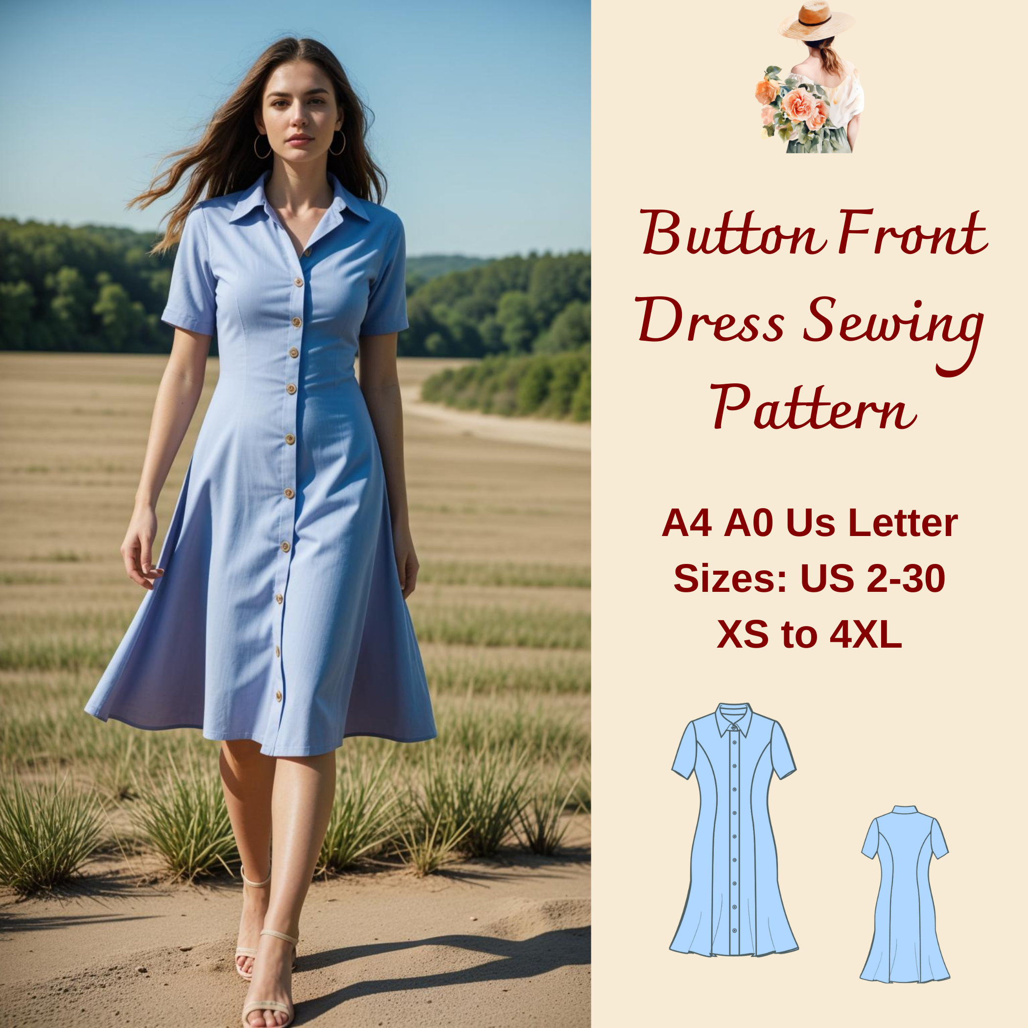 Buy Button Down Front Online In India -  India