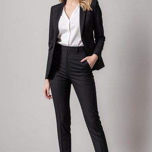 Slim Fit Pants for Women Sewing Pattern, Slim Fit Pants, Suit Pants, Pant trousers PDF Sewing, Retro Trousers, Formal Pants, XS-4XL image 4