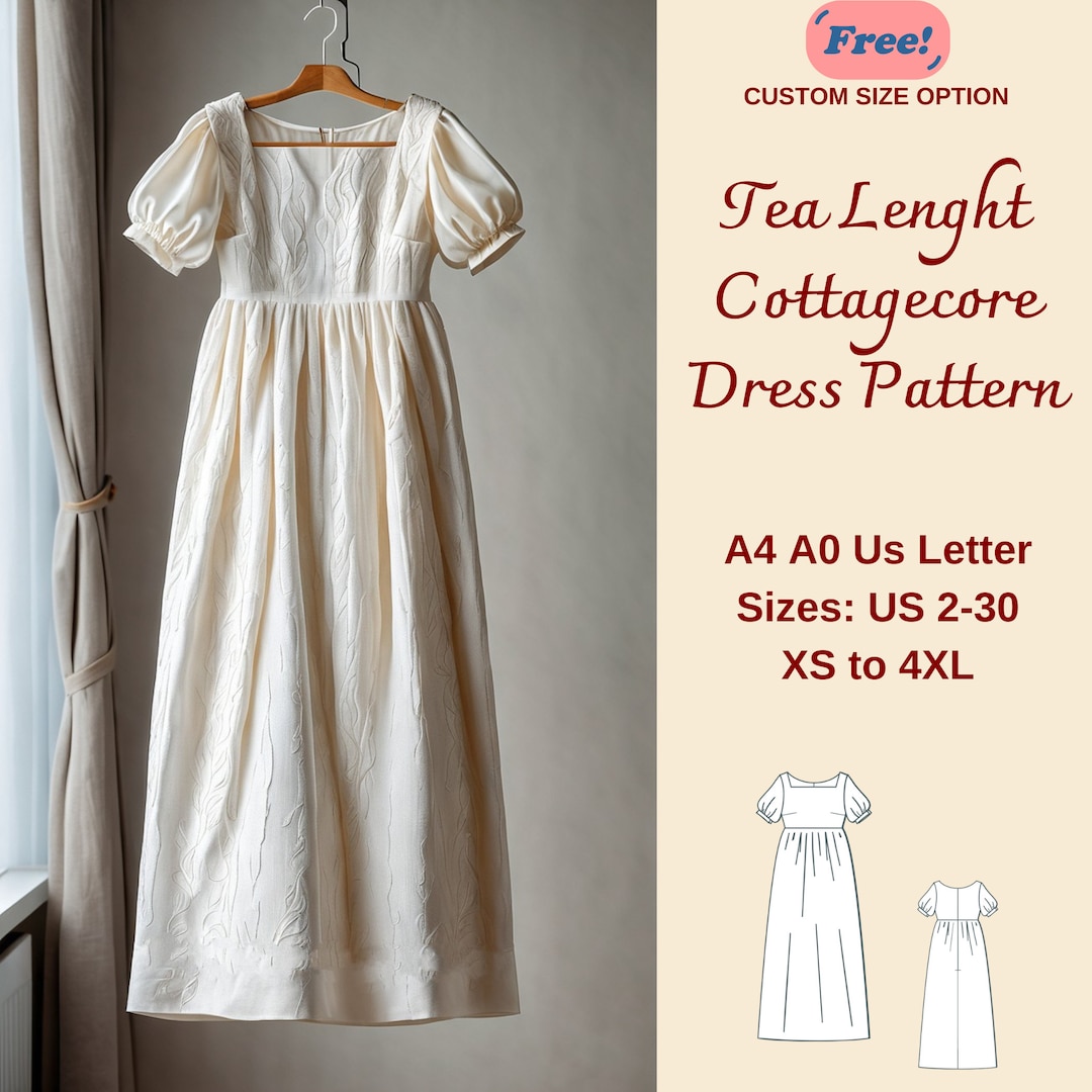 free cottagecore dress pattern Meet Marigold