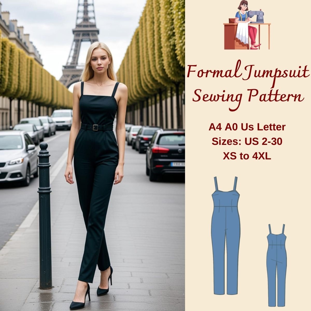  Shulemin Party Jumpsuit Solid Color Thin Elegant Slim-fitting  Ankle Tied Jumpsuit for Daily Wear Black S : Clothing, Shoes & Jewelry
