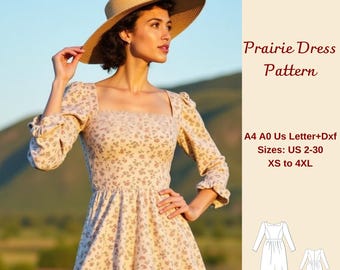 modern prairie dress pattern Sweetbriar Prairie Dress