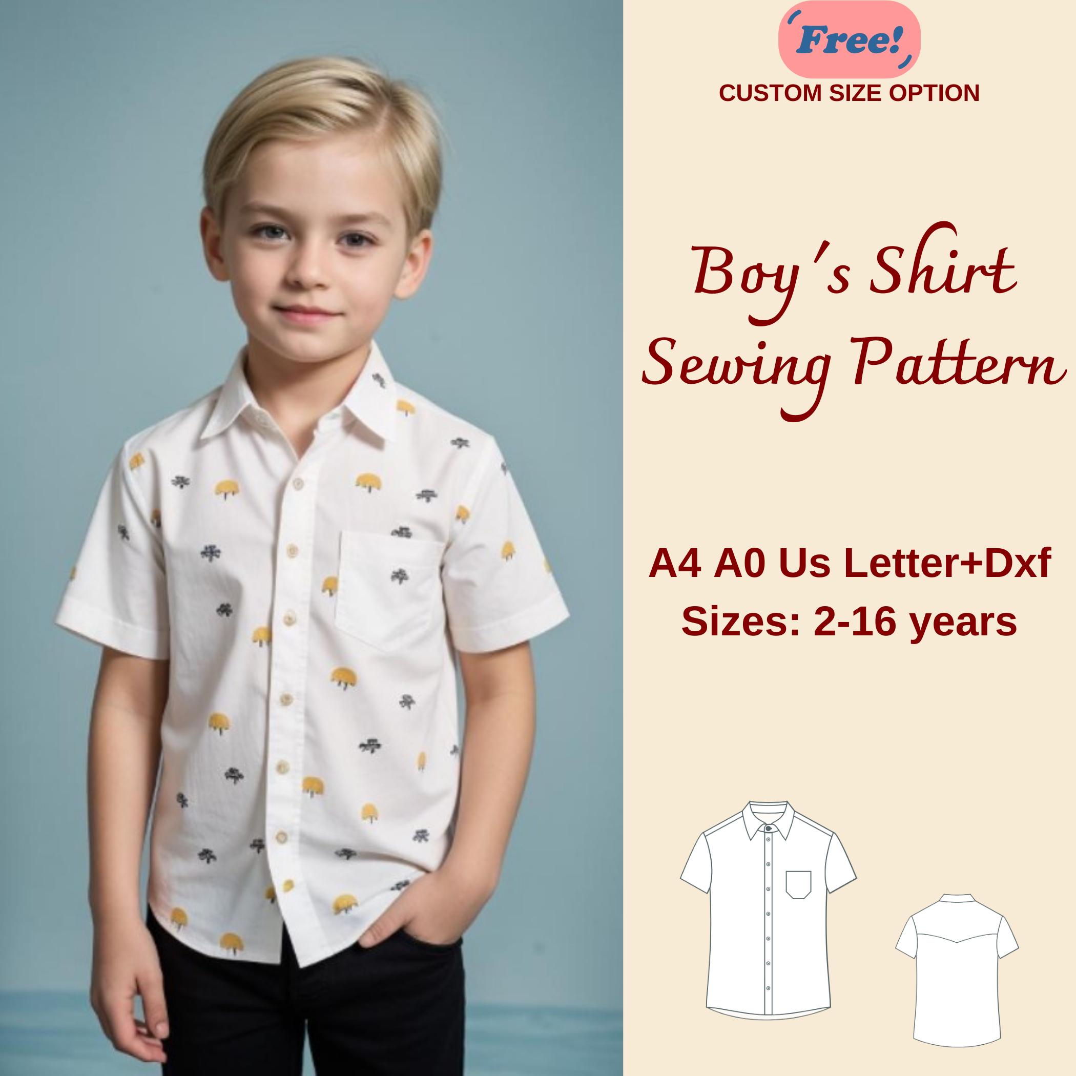 Camisa para ninos talla 16 Etsy Mexico