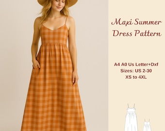 Mccalls Dress Pattern 7948 - Easy Modern Boho Style With Tiers or Pleats