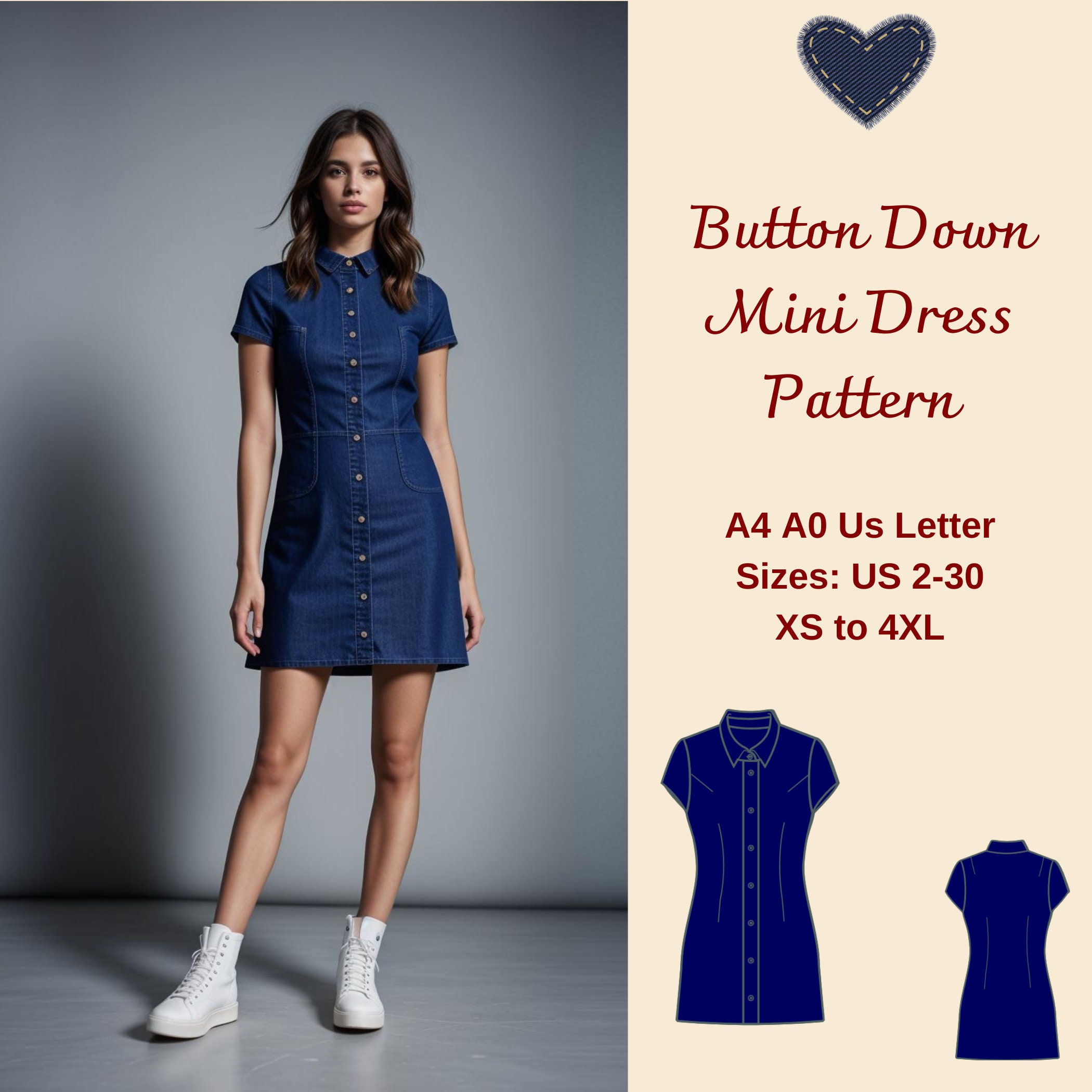 Buy Button Front Dress Online In India -  India