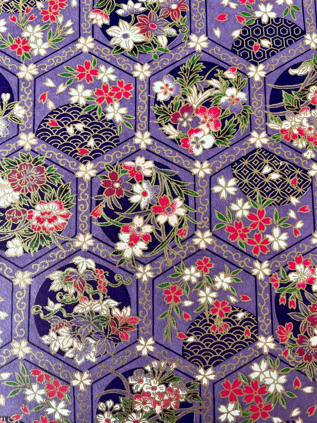 Origami Yuzen Washi Chiyogami Silk Screen Paper Craft Paper