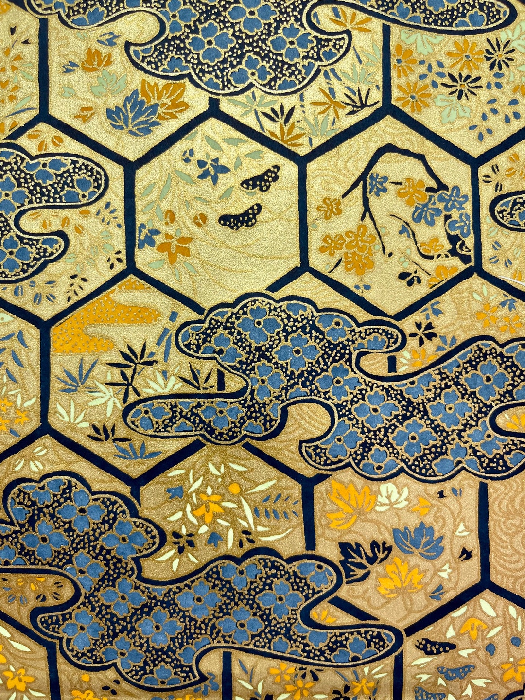 Origami -yuzen Washi -chiyogami - Silk Screen Paper -craft Paper ...