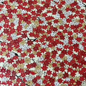 Può includere: Uno sfondo color crema con un motivo ripetitivo di stelle a cinque punte rosse, bianche e dorate.