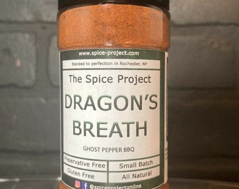 Ghost Pepper BBQ Spice -- HOT and smoky grill seasoning -- all-natural preservative-free -- The Spice Project
