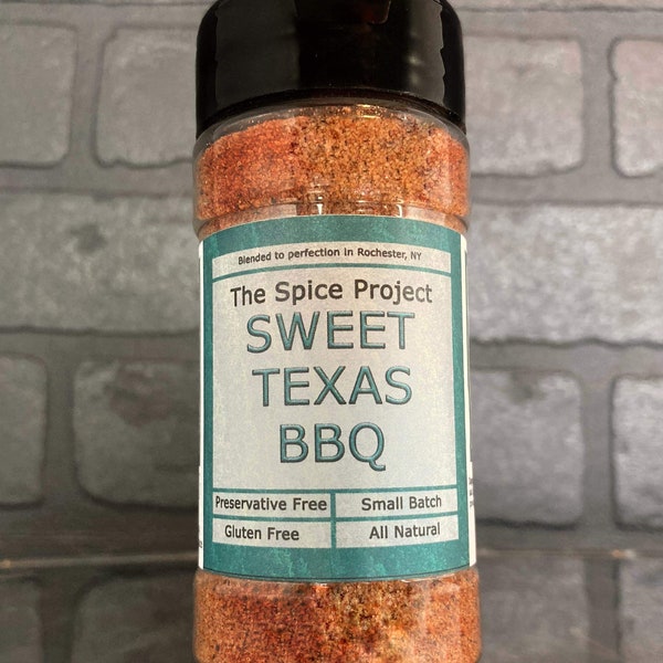 Sweet Spicy BBQ Seasoning -- Medium spice brown sugar dry rub -- all-natural preservative-free -- The Spice Project