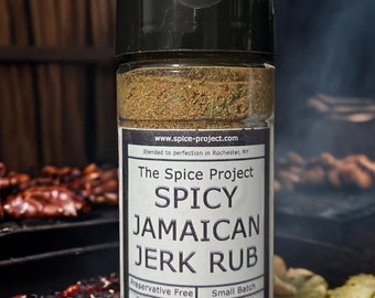 Spicy Jerk Seasoning -- Jamaican meat and vegetable spice and dry rub -- all-natural preservative-free -- The Spice Project