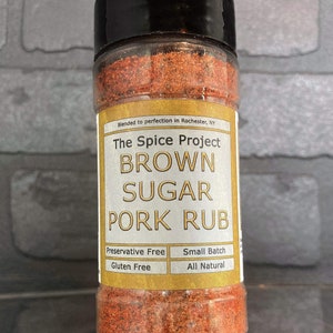 Condimento para cerdo con azúcar morena dulce - Condimento para barbacoa totalmente natural
