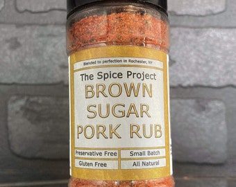 BBQ Seasoning and Dry Rub -- Sweet Brown Sugar Pork and Chicken Rub -- all-natural preservative-free -- The Spice Project