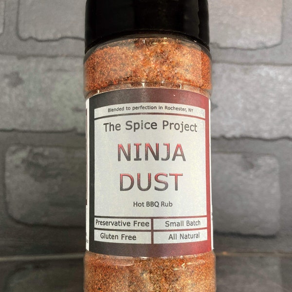 BBQ Seasoning Dry Rub -- Hot spice for grilling and smoking! -- all-natural preservative-free -- The Spice Project