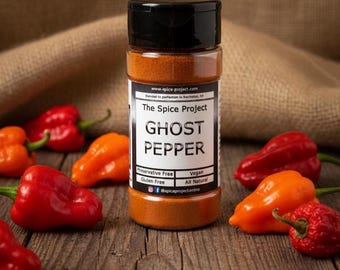Ghost Pepper Powder: Bhut Jolokia, Spicy Chili, 1,000,000 Scoville