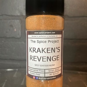 Seafood Seasoning Blend -- spicy fish crab and lobster spice -- all-natural preservative-free -- The Spice Project