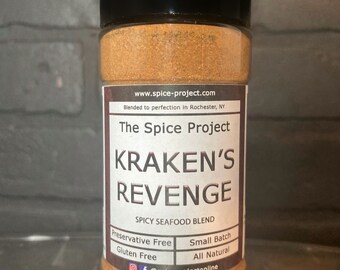 Seafood Seasoning Blend -- spicy fish crab and lobster spice -- all-natural preservative-free -- The Spice Project