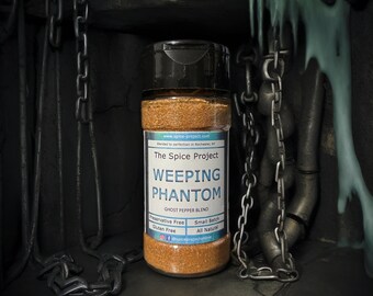 Weeping Phantom garlic herb ghost pepper seasoning -- spicy all-natural preservative-free seasonings and spice rub -- The Spice Project