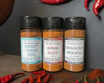 BBQ Seasoning Set: Sweet Texas, Ninja Dust, Dragon's Breath