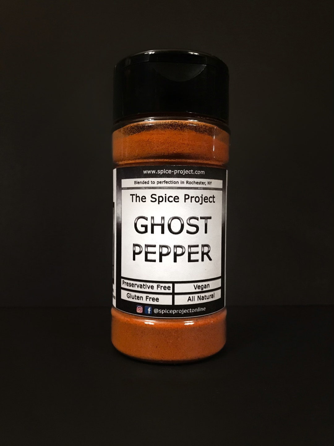 Ghost Pepper Powder 1.7 Oz Quality Ground, Very Spicy Chili Pepper