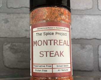 Steak Seasoning -- Dry rub for grilling and smoking -- all-natural preservative-free -- The Spice Project