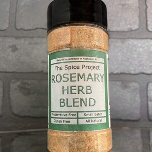 Italian Herb Seasoning -- Universal seasoning made with garlic and herbs -- all-natural preservative-free -- The Spice Project