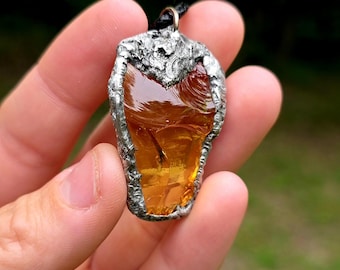 Soldered Golden Ray Andara- Solar Plexus- Creativity