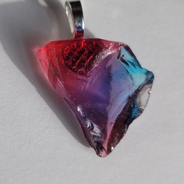 Rainbow Andara Pendant| Angelic Realms Shamanic Angel Fire Charged| Vortex Grid Activated