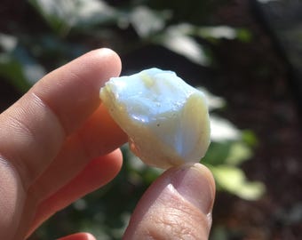 White Opaque Andara- Aura- Soothing Energy