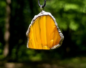 Soldered Golden Ray Andara- Solar Plexus- Creativity