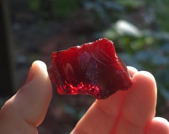 Deep Red Andara- Root Chakra- Grounding support- Ancestral Energy Work