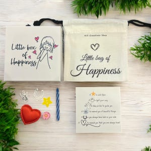 Glücksgeschenk, Geschenk für eine besondere Person, Liebe, Glück, Ruhe, kleine Tasche, Box, ich liebe dich, du bist etwas Besonderes für mich, Freund, Mädchen