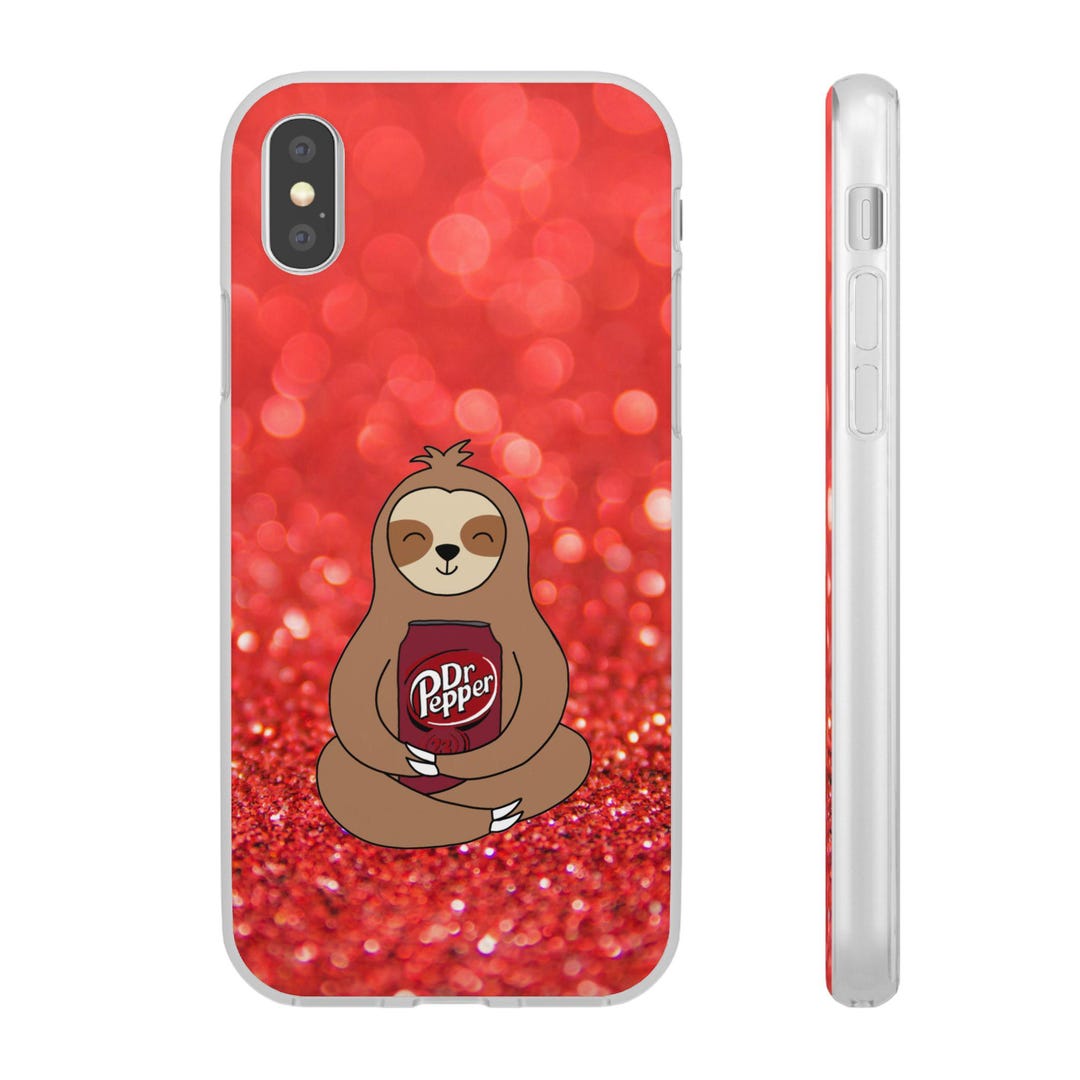 Flexi Cases Dr Pepper Sloth Design Cute Animal Phone Cover flexi-cases-dr-pepper-sloth-design-cute-animal-phone-cover