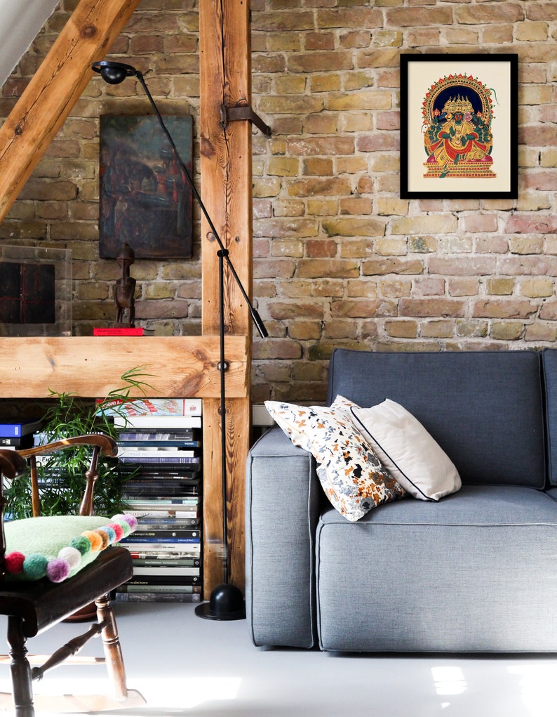 Hindu God Hanuman Panchamukha Printable Wall Decor Instant Digital