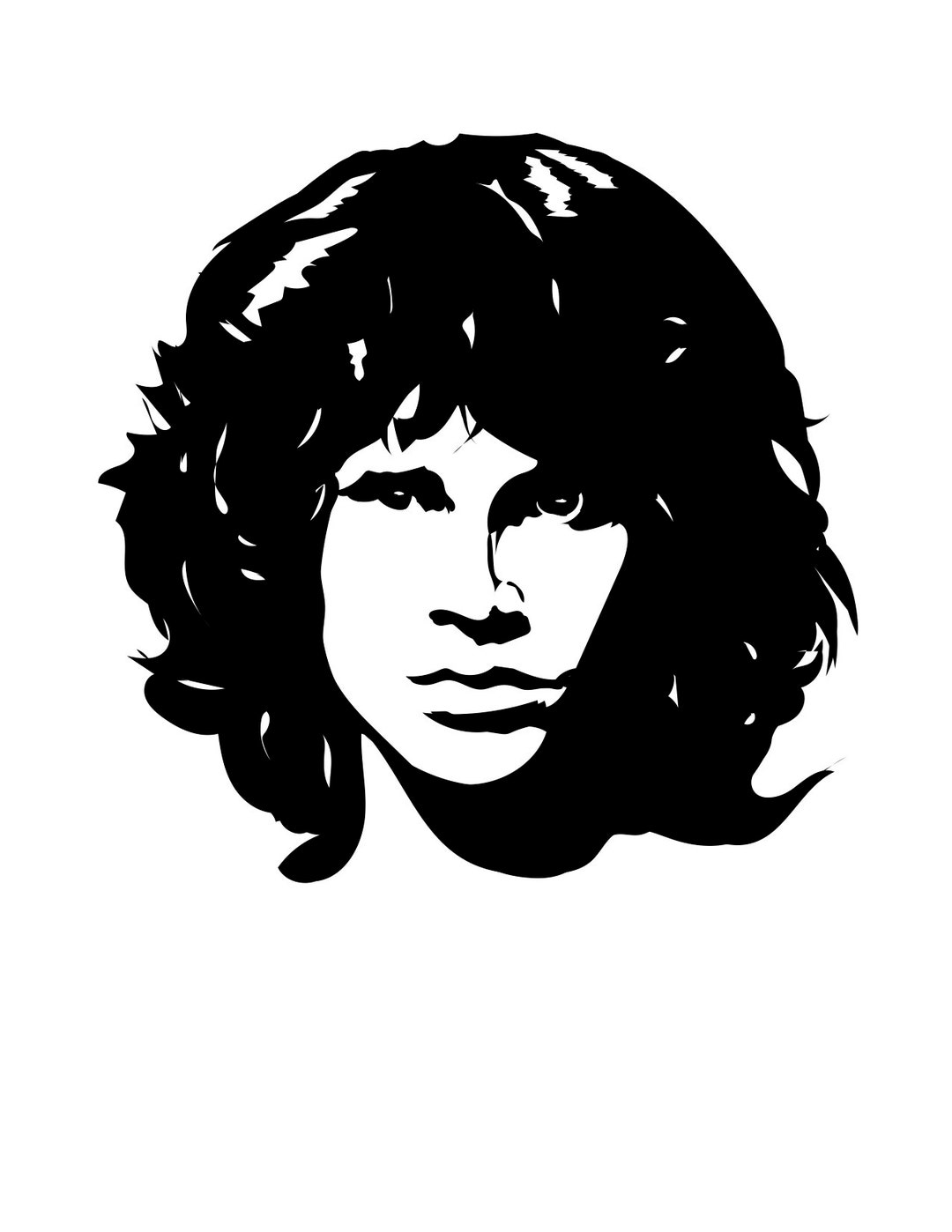 Jim Morrison Doors Music Icon 1960s Printable Art Artwork - Etsy