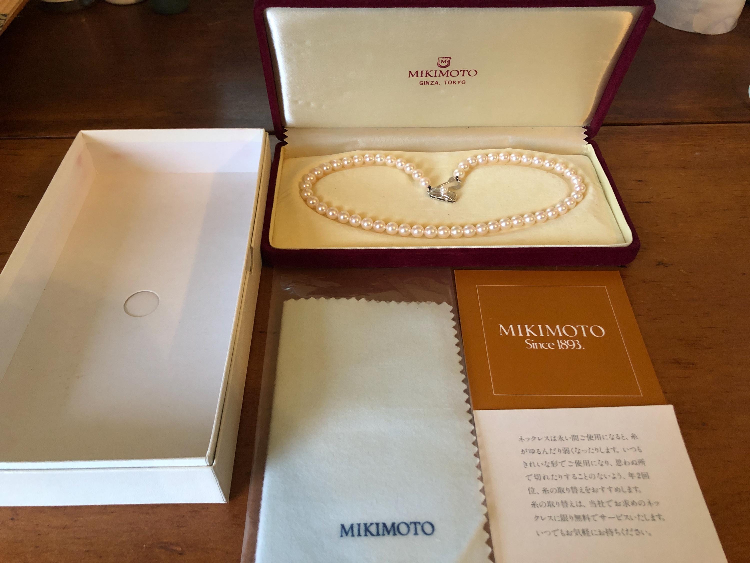 MIKIMOTOネックレス Mikimoto Necklace 6.5-6.9mm 1984 - Etsy